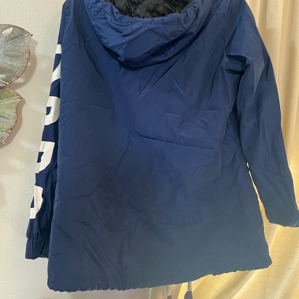 Dutch Bros Women's Blue Hooded Jacket
